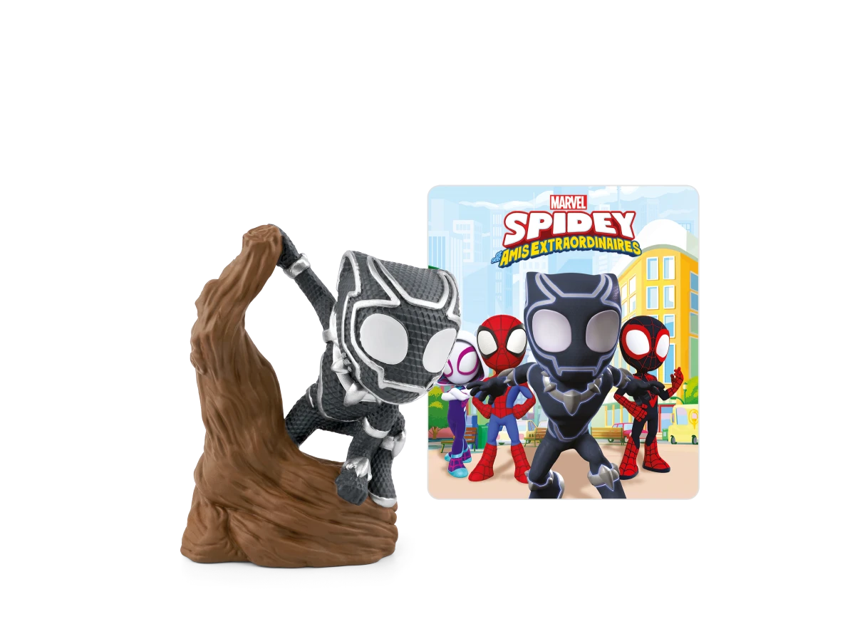 Tonies - Pantera Negra en Francés - Marvel Spidey y sus increíbles amigos