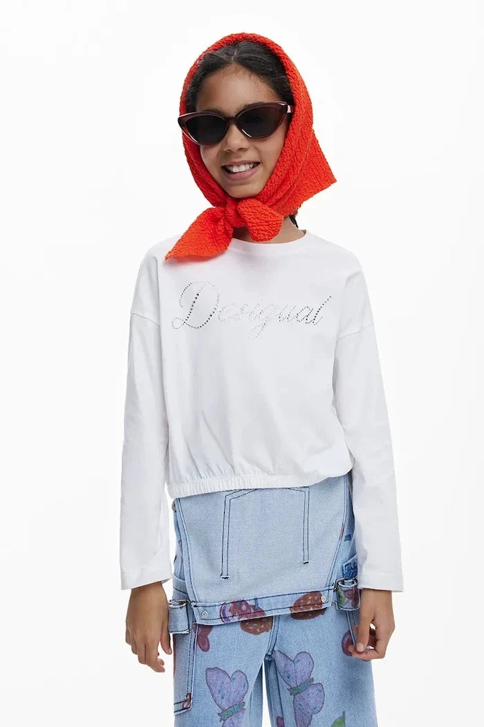 Blusa de manga larga para niña Desigual