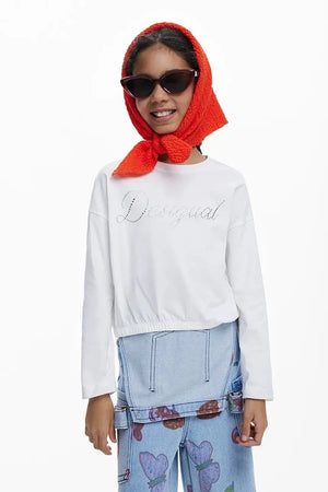 Blusa de manga larga para niña Desigual