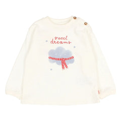 Búho - Camiseta de algodón orgánico Sweet Dreams | Blanca