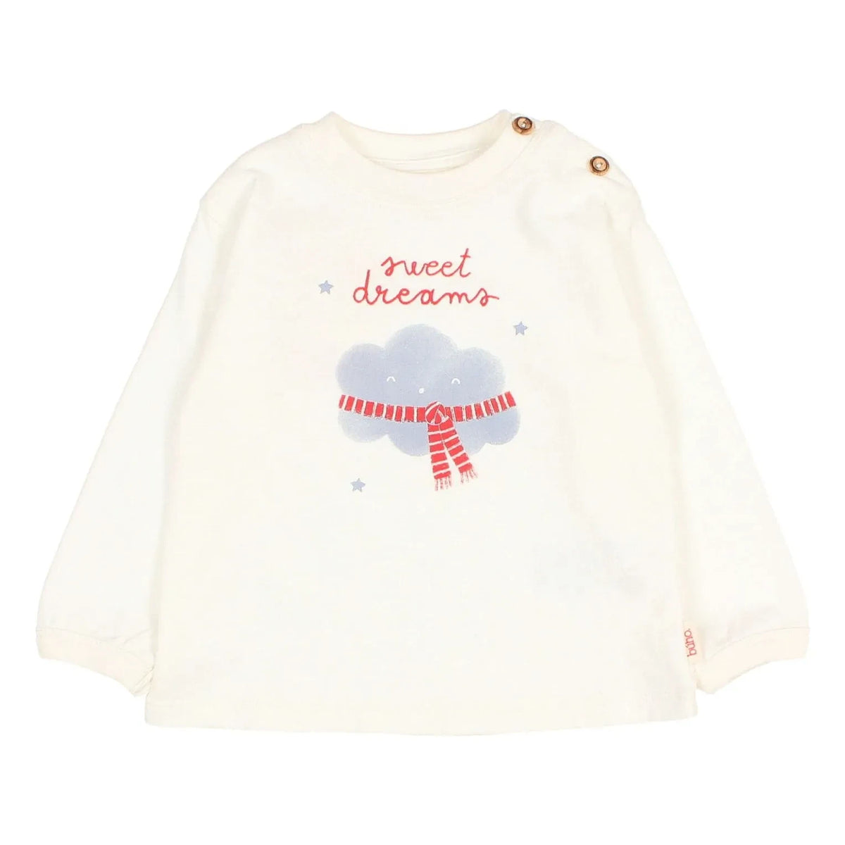 Búho - Camiseta de algodón orgánico Sweet Dreams | Blanca