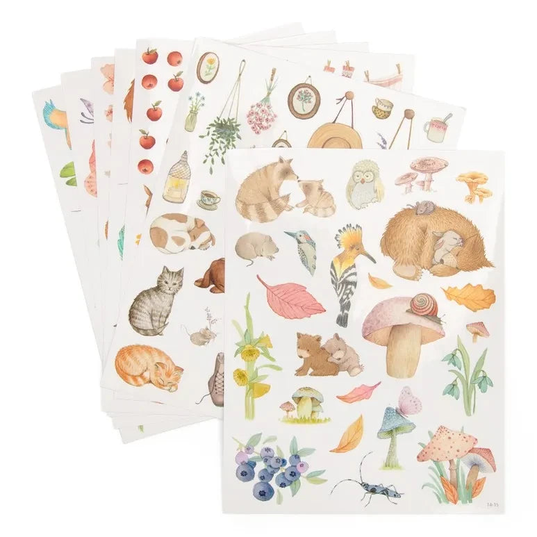 Moulin Roty - Sticker Kitabı - Les Rosalies