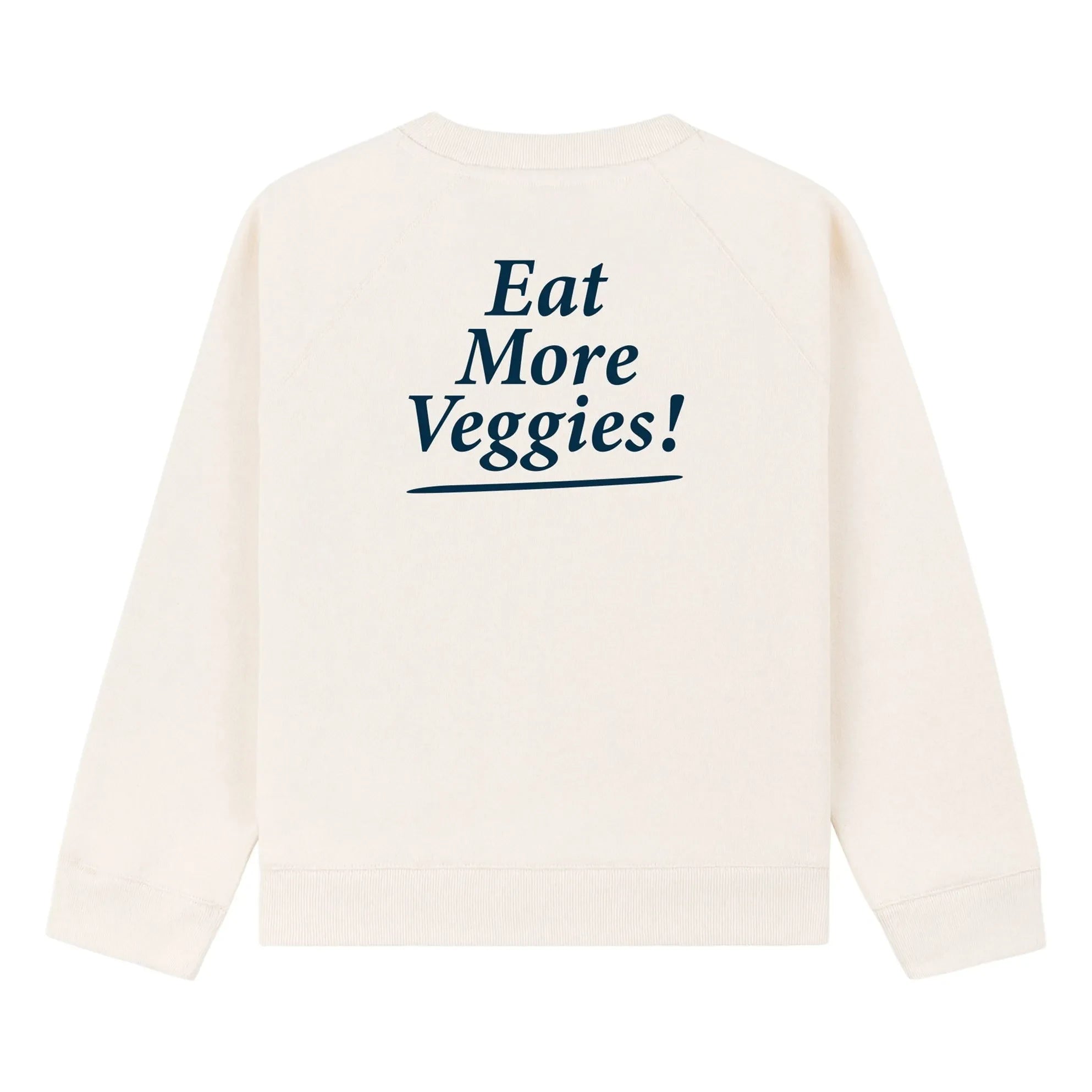 Sporty & Rich - Sudadera Eat More Veggies | Crema