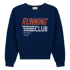 We Are Kids - Sudadera de algodón orgánico Tony Running Club | Azul Oscuro