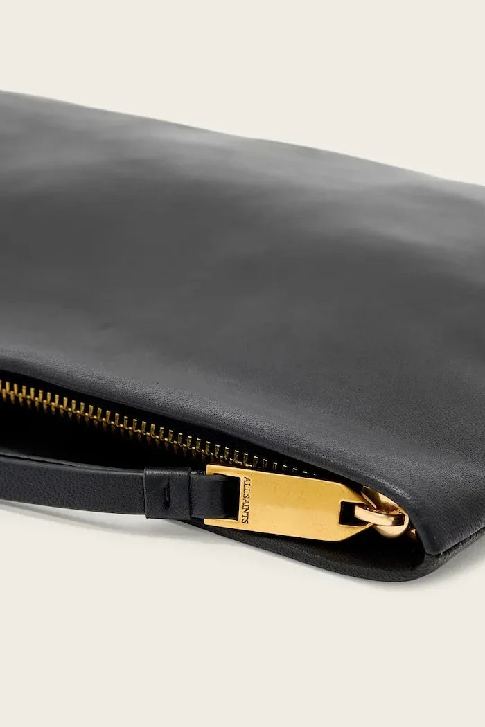 AllSaints clutch de piel BETTINA para mujer