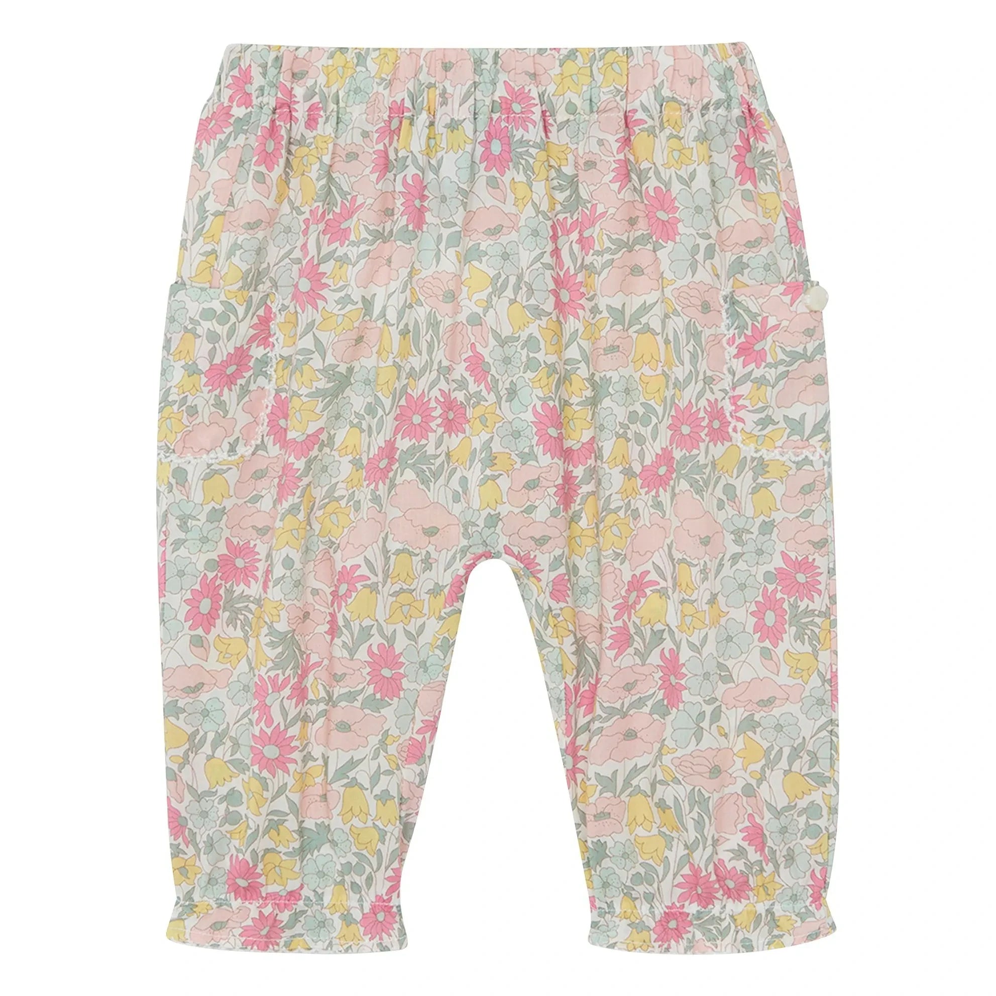 Tartine et Chocolat - Pantalones con volantes Liberty | Amarillo