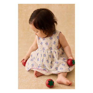 Louise Misha - Vestido de tirantes Aloisa Fleurie | Crema