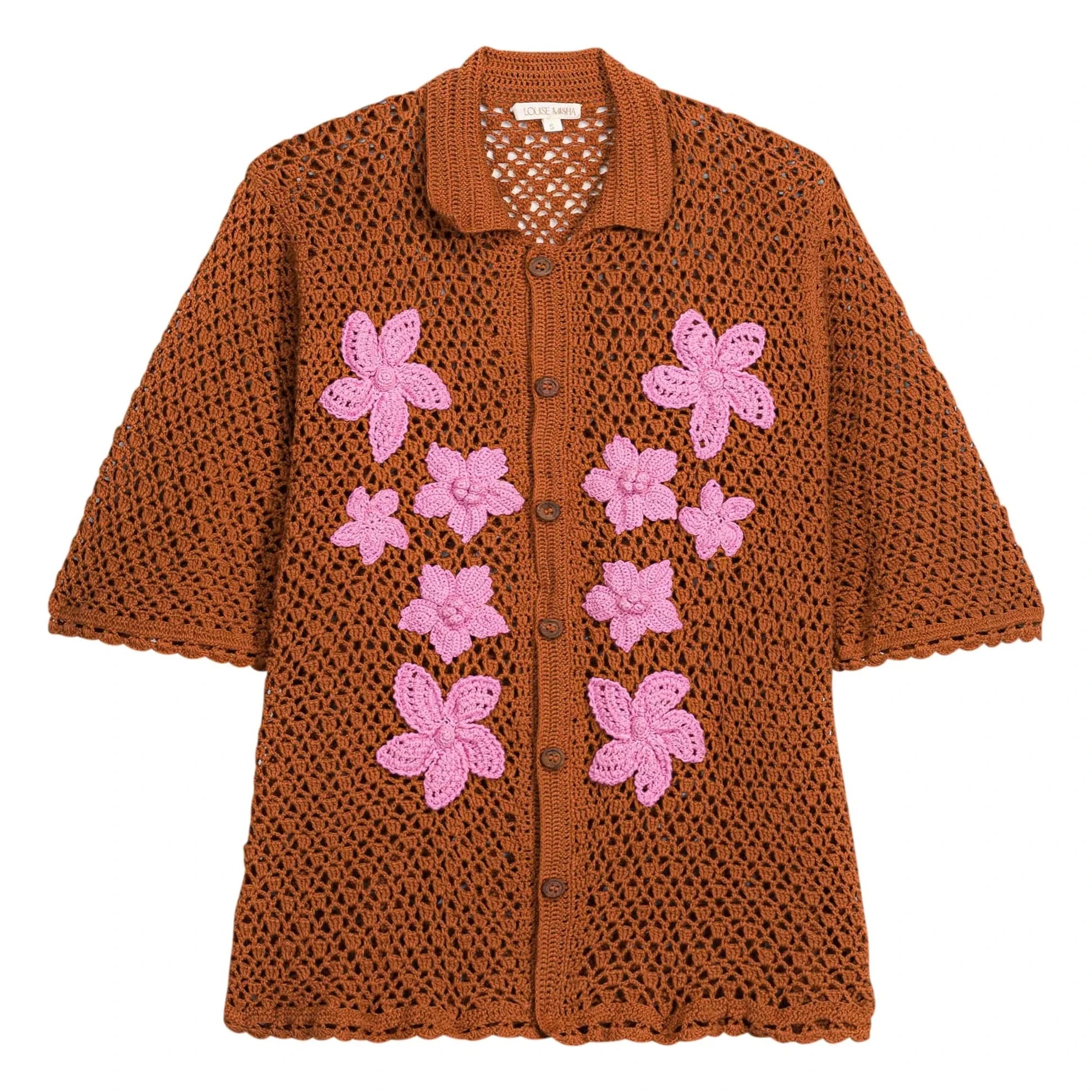 Louise Misha - Camisa de Algodón Aldana | Caramelo