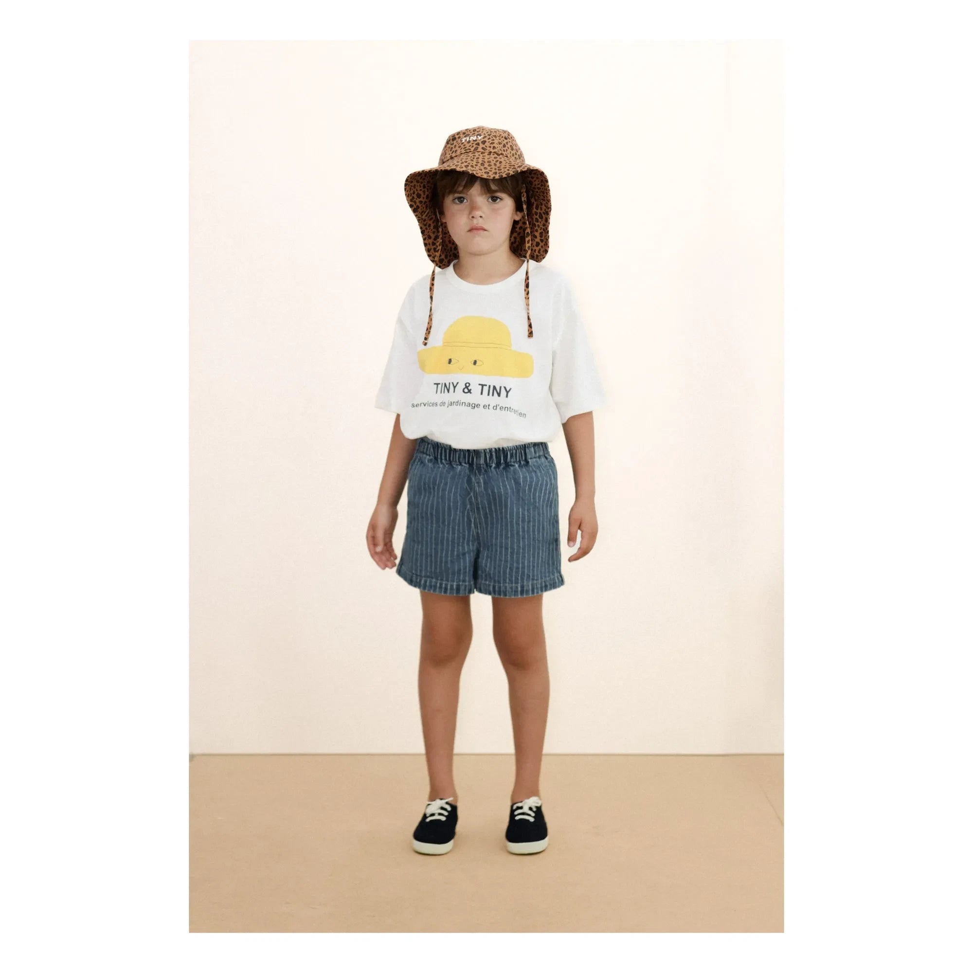 Tinycottons - Camiseta de algodón orgánico Tiny & Tiny | Blanco