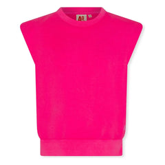 AO76 - Top de algodón reciclado Alaya | Fucsia