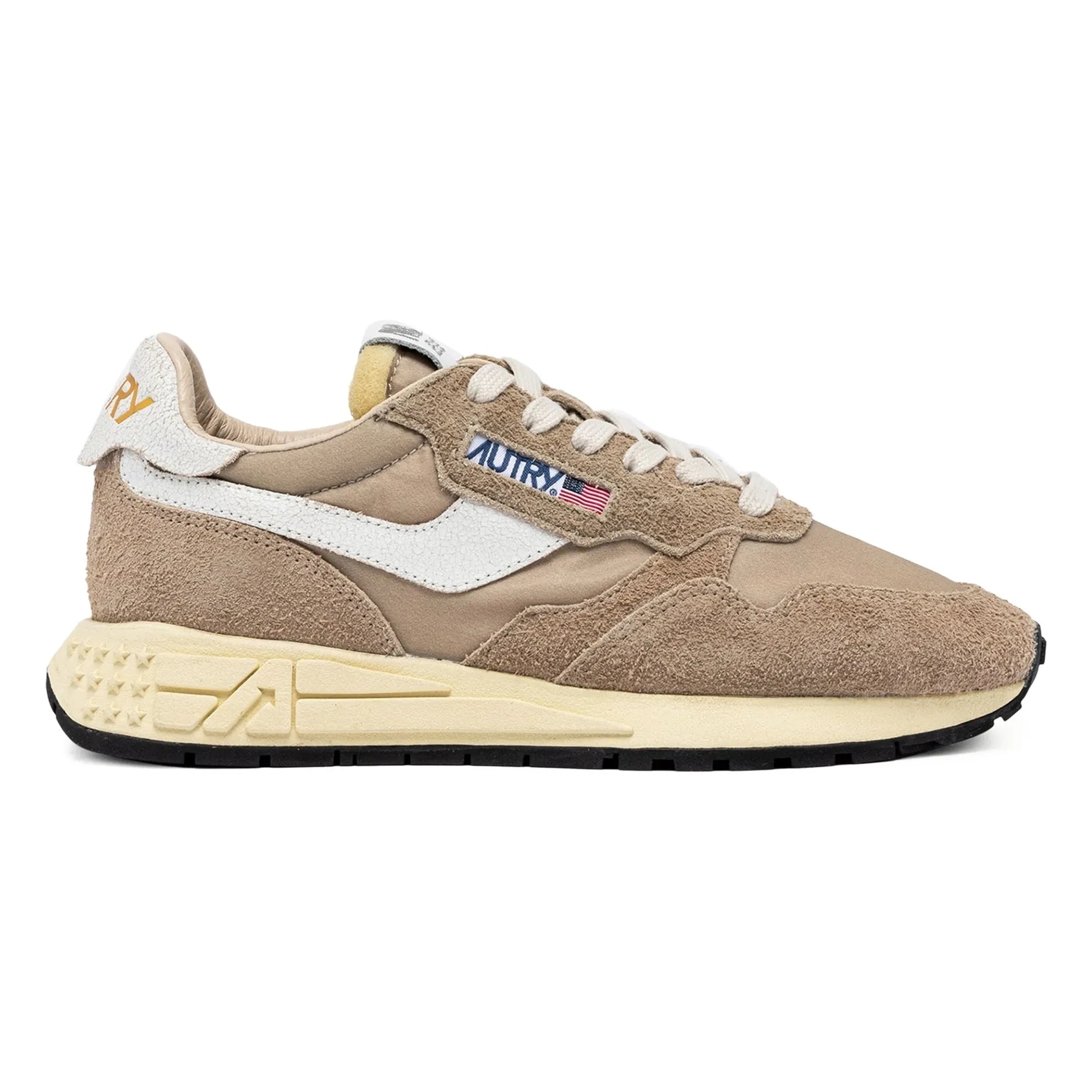 Autry - Zapatillas bajas de nailon Reelwind | Beige oscuro