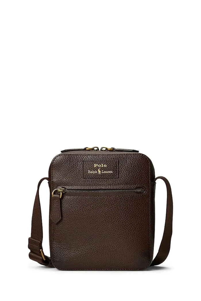 Bandolera de cuero Polo Ralph Lauren para hombre