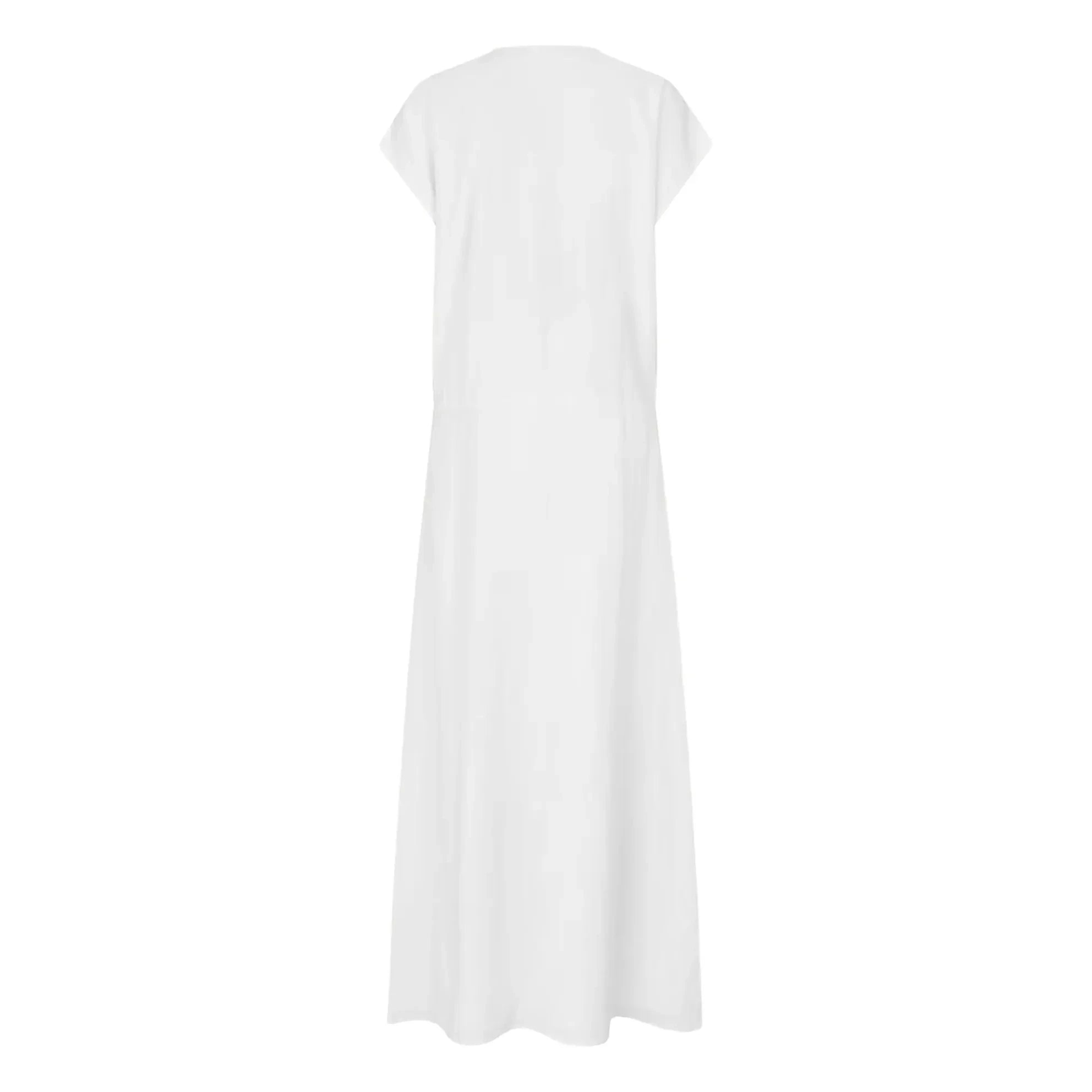 Samsoe Samsoe - Vestido de lino Sadaphne | Blanco