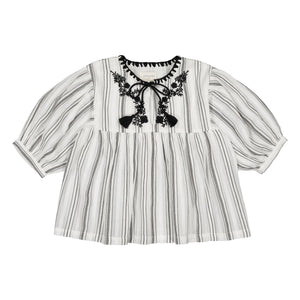 Louis Louise - Blusa bordada Poonam | Blanco
