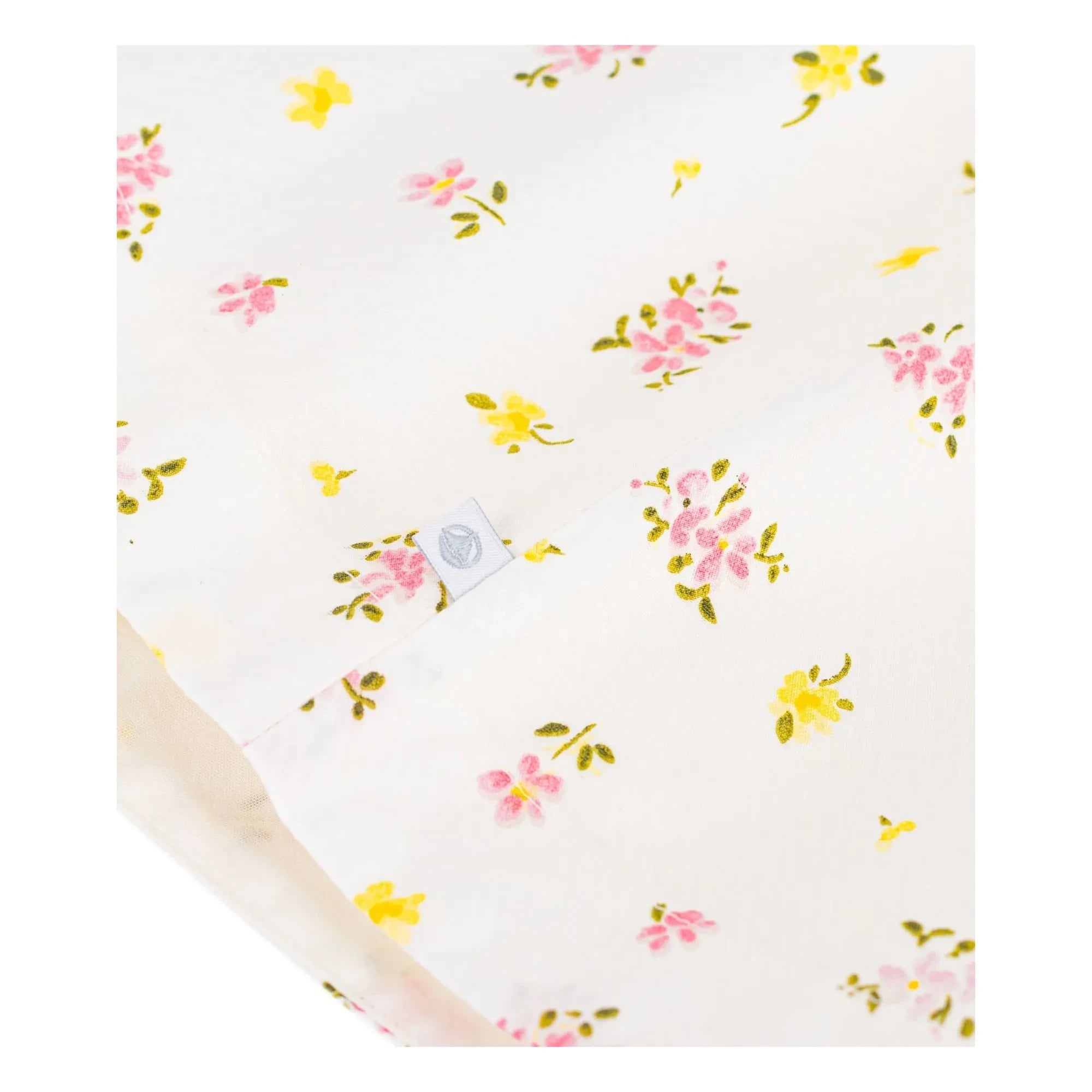 Petit Bateau - Vestido sin mangas de algodón orgánico con estampado floral | Blanco