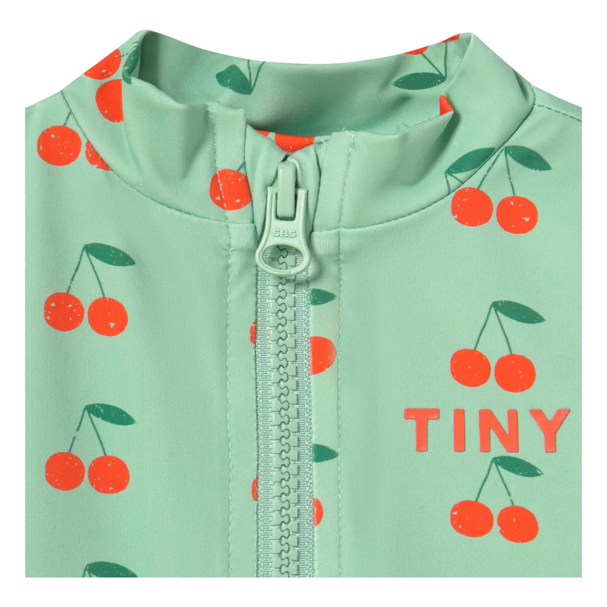 Tinycottons - Camiseta de baño con protección UV para bebé Cereza | Aguamarina