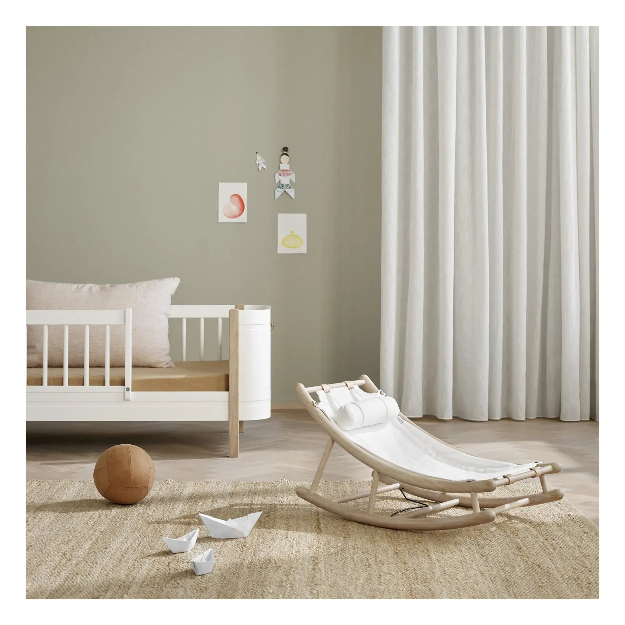 Oliver Furniture - Cojín para Mecedora Infantil | Blanco
