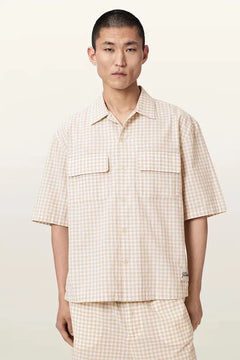 Camisa de algodón Rockland para hombre AllSaints