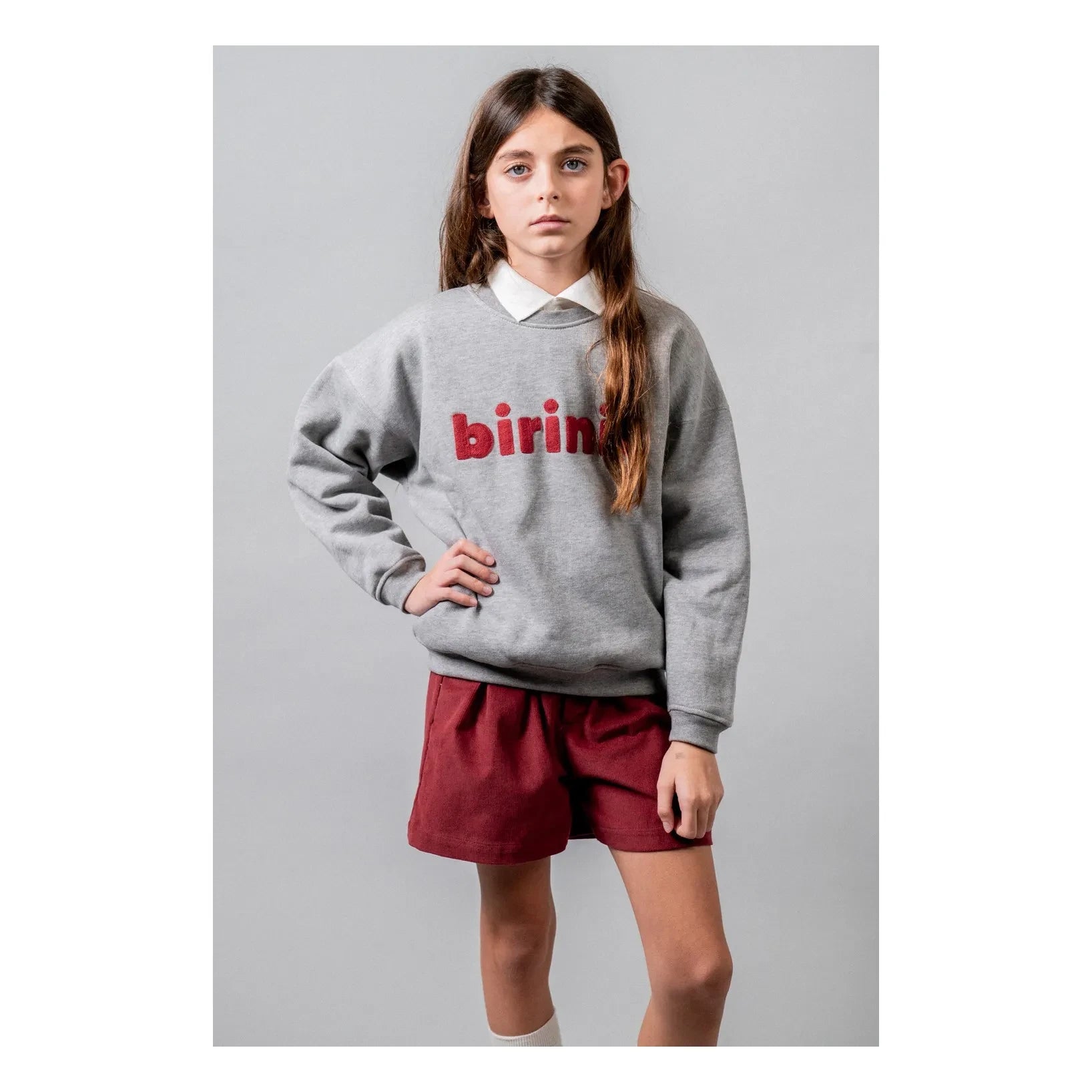 birinit - Sweat Birinit Organik Pamuk | Gri