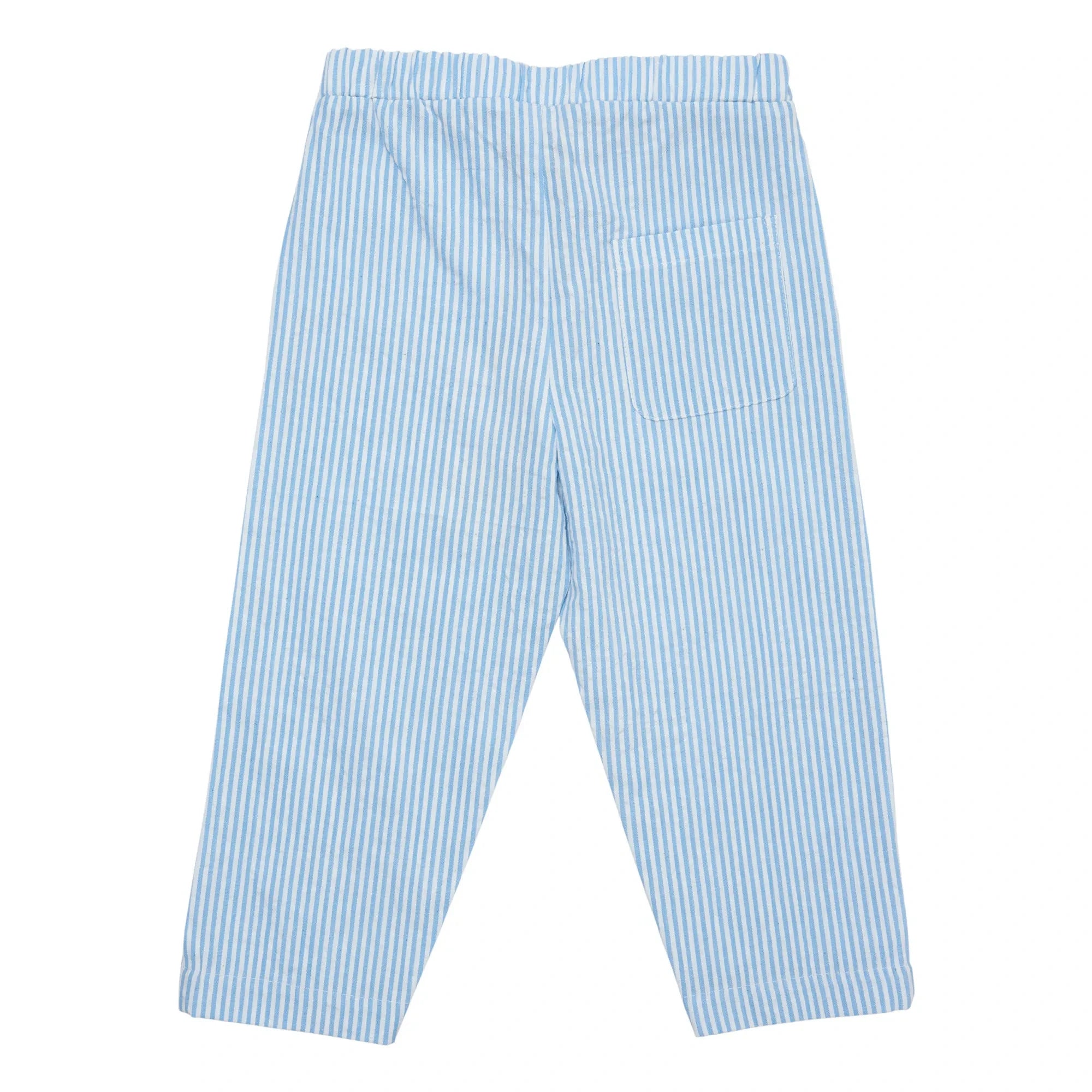 Copenhagen Colors - Pantalones seersucker | Azul claro