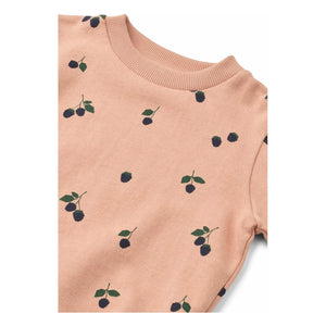 Liewood - Sudadera Thora Berries de Algodón Orgánico | Rosa