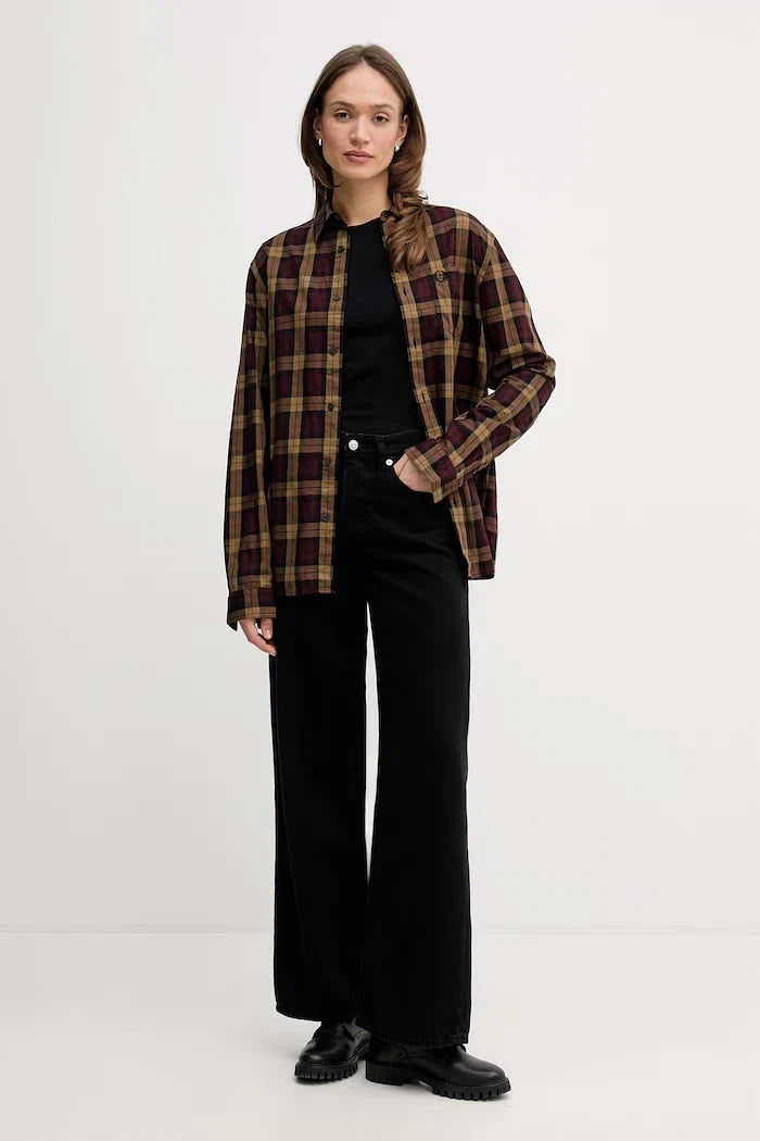 Blusa de algodón de manga larga Polo Ralph Lauren para mujer