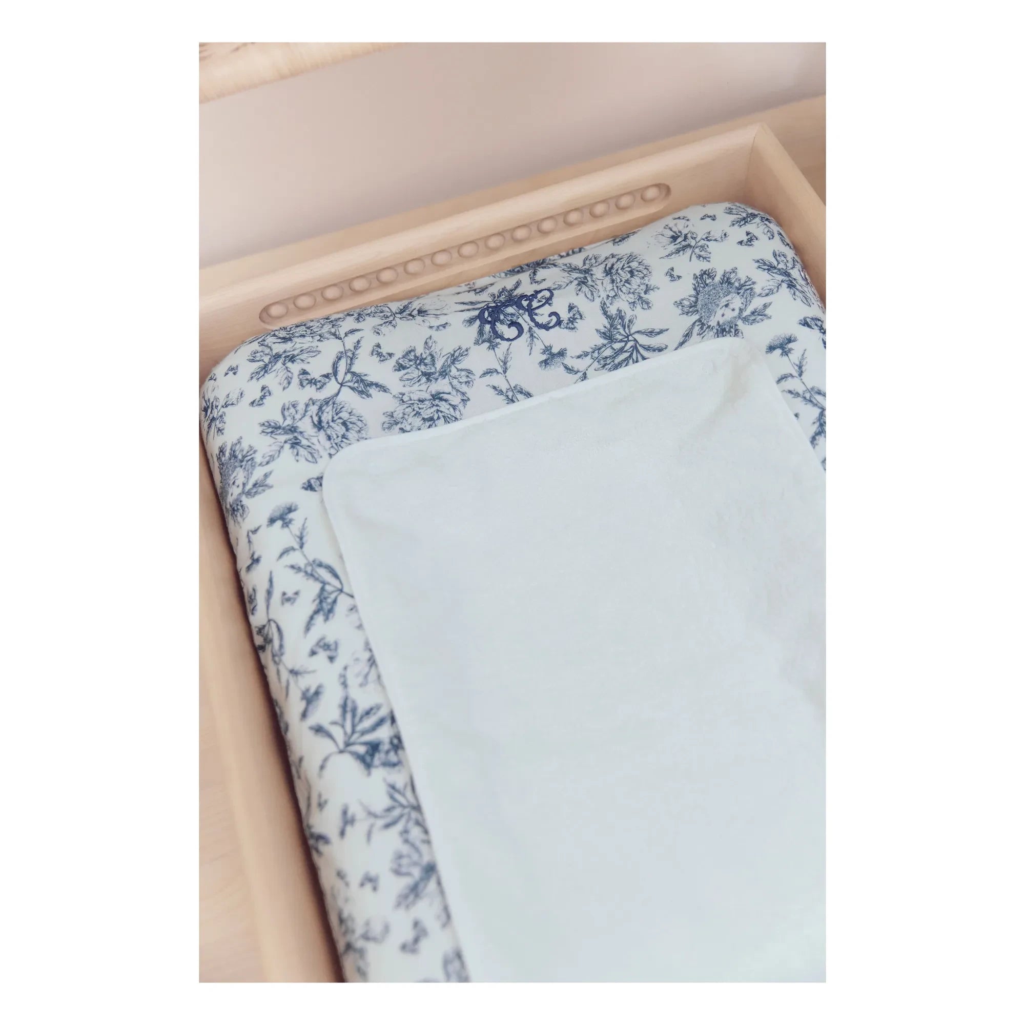 Tartine et Chocolat - Funda cambiador Toile de Jouy | Azul marino