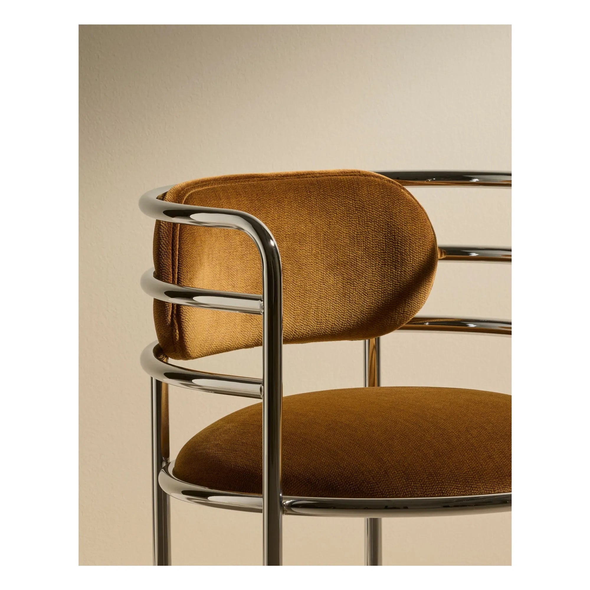 Maison Sarah Lavoine - Silla Moon de terciopelo cromado | Havana