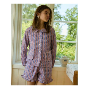 SISSEL EDELBO - Nuvena Çizgili Pijama | Mavi