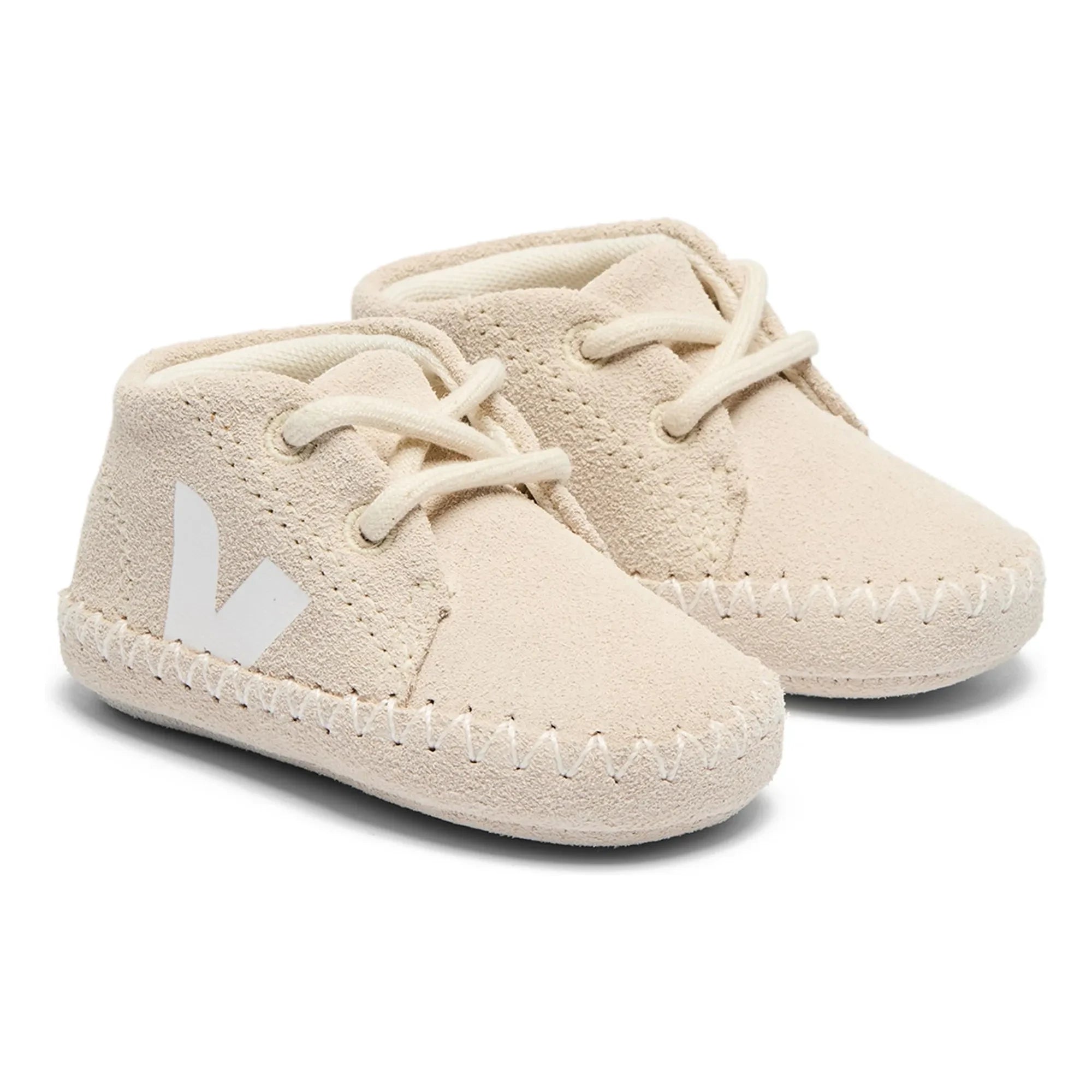 Veja - Zapatillas de ante con cordones para bebé Veja x Bonpoint | Beige arena