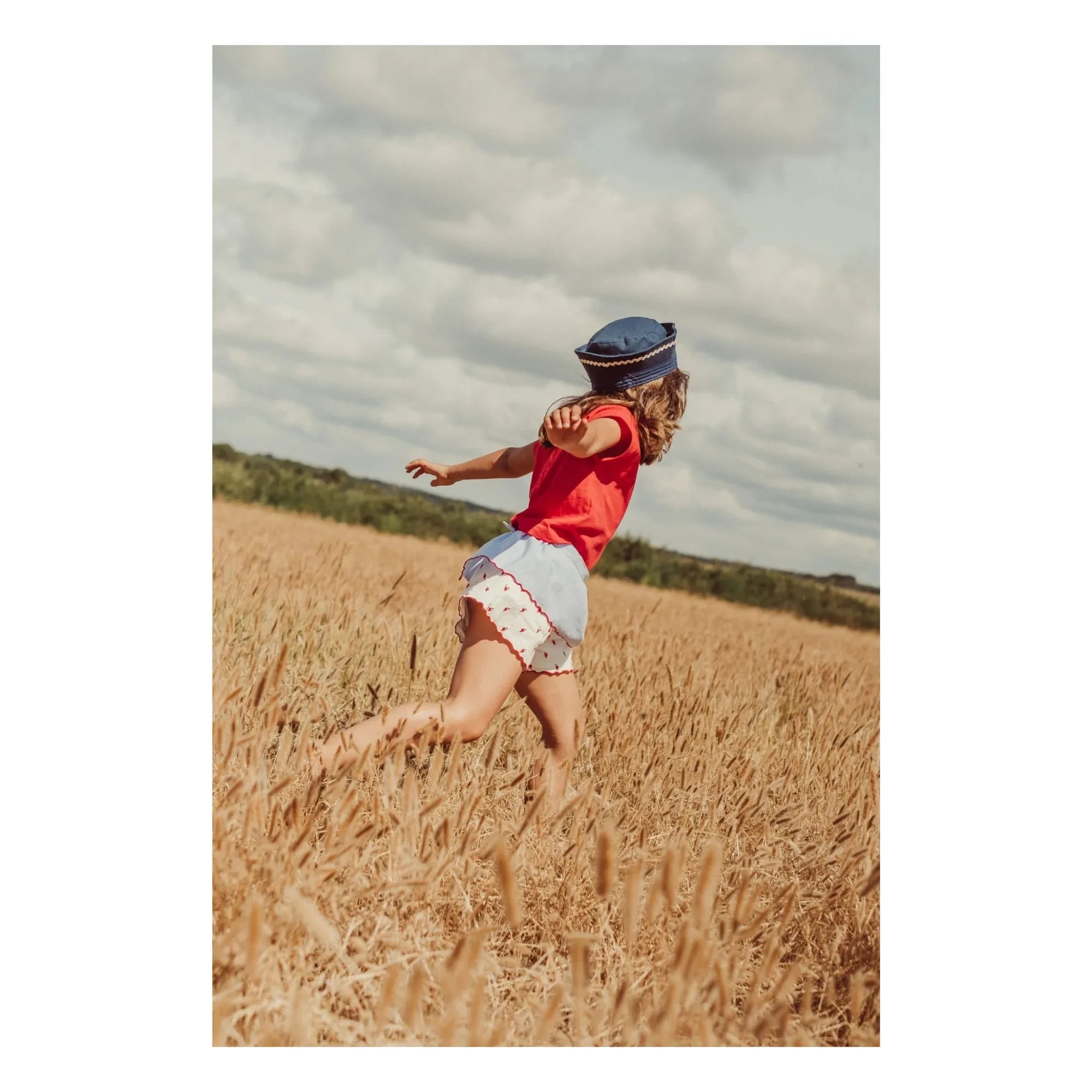 THE LiTTLE POETS - Deolinda Shorts Bordados con Flores | Blanco