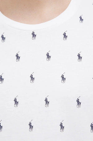 Top de pijama de algodón de manga corta Polo Ralph Lauren