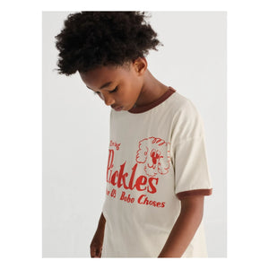 Bobo Choses - Camiseta de algodón orgánico The Dog Pickles | Blanco