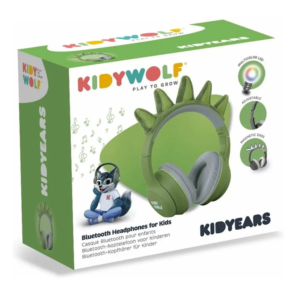 Kidywolf - Auriculares Dino | Verde