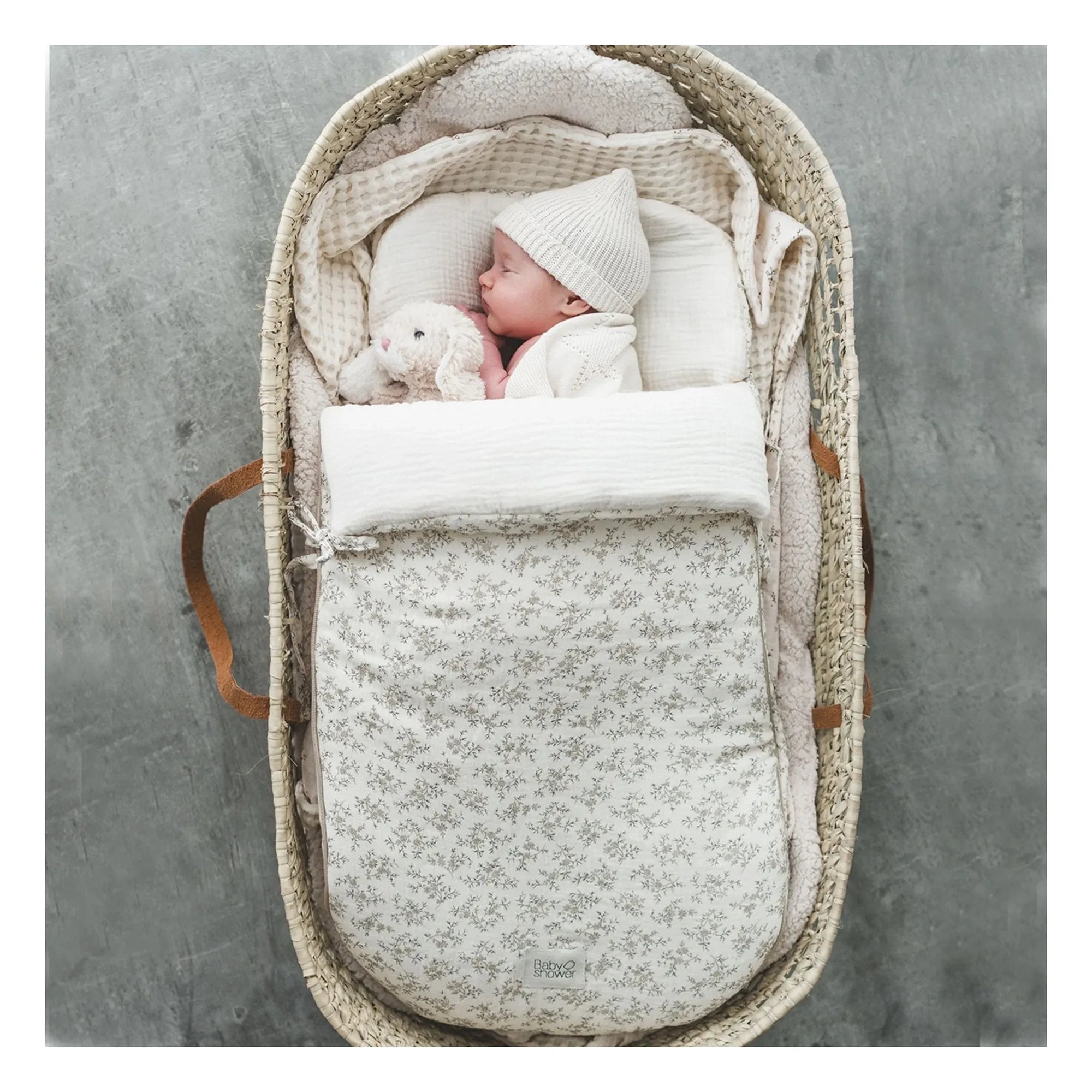 Babyshower - Cuna de bebé Comfort Miley | Crudo