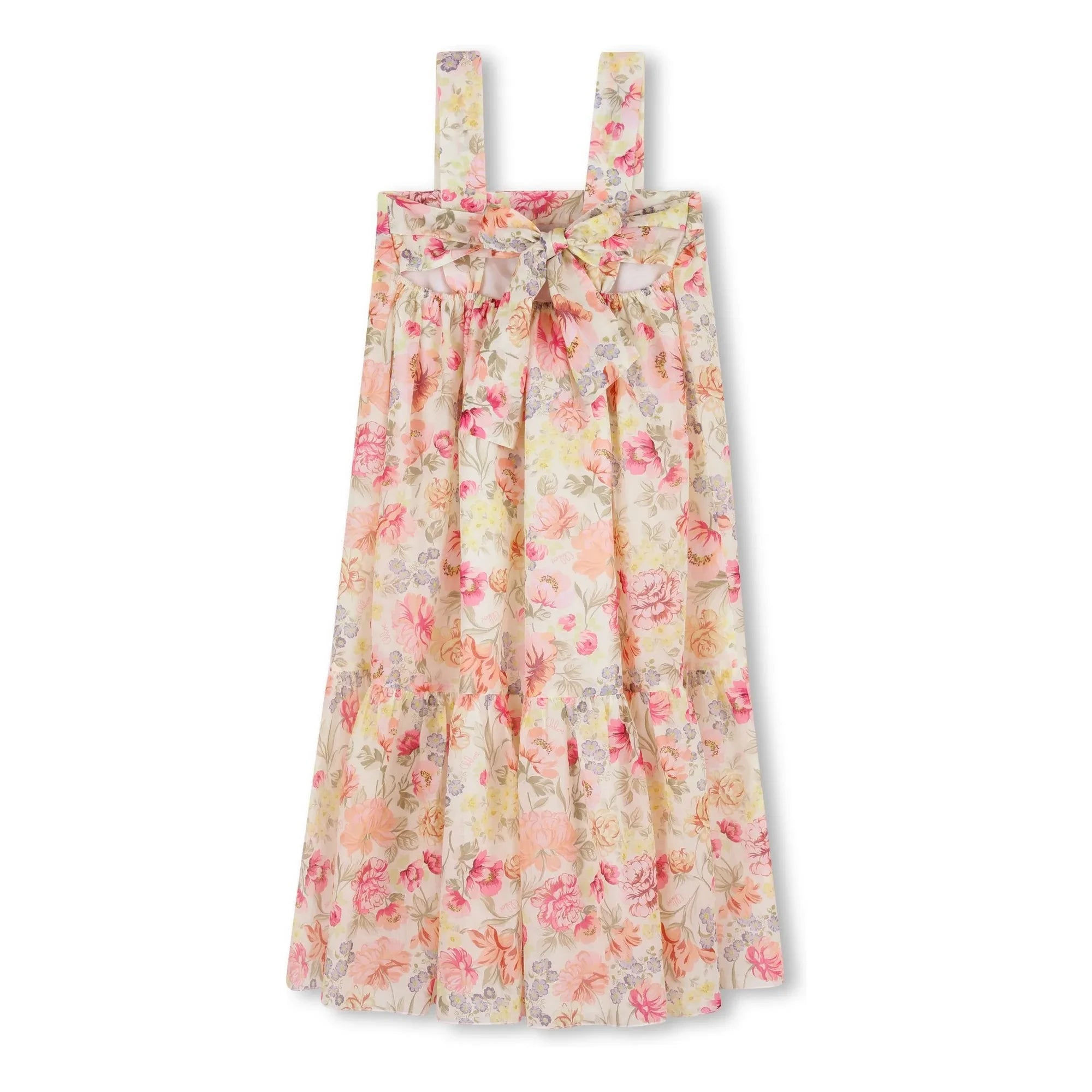 Chloé - Vestido sin tirantes de algodón orgánico | Crema