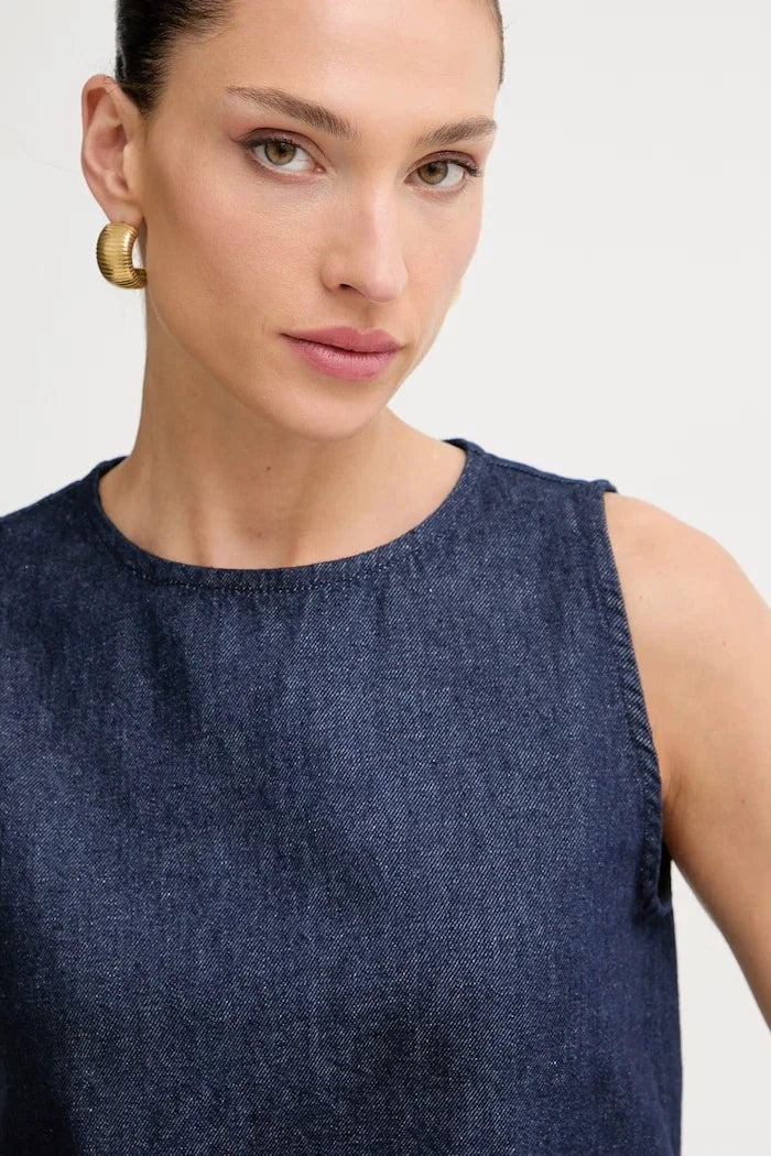 Top de lino Marc O'Polo para mujer