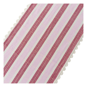 Tarta Gelatina - Camino de mesa de algodón orgánico | Rosa