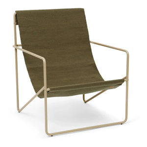 Ferm Living - Silla de exterior Desert | Verde oliva