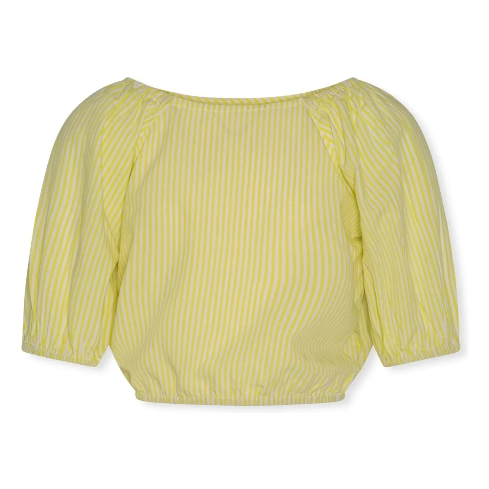 AO76 - Blusa Neha a Rayas | Amarillo