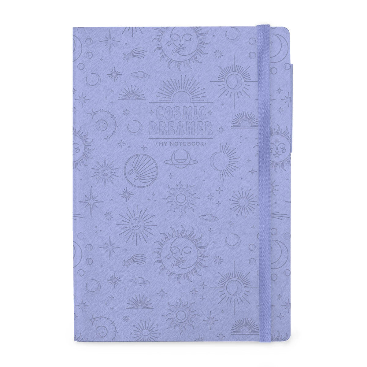 Legami - Cuaderno de líneas con funda suave monocromática - Lila Cósmico - Mi Cuaderno