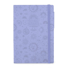 Legami - Cuaderno de líneas con funda suave monocromática - Lila Cósmico - Mi Cuaderno
