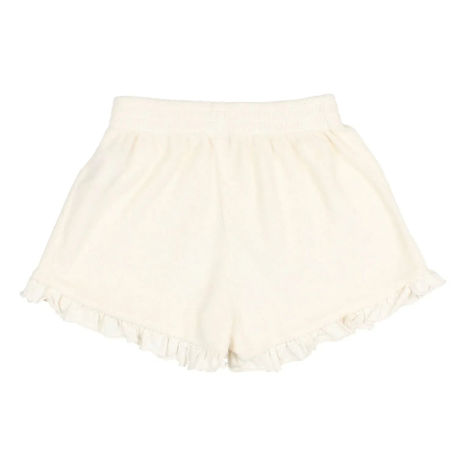 Búho - Pantalón corto rizado Terry | Crudo