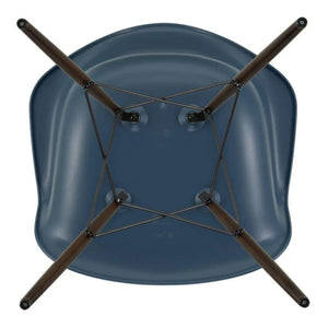 Vitra - Silla DAW - base de arce - Charles & Ray Eames | Azul marino