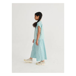 Bobo Choses - Falda-short de algodón orgánico Daisy | Azul claro
