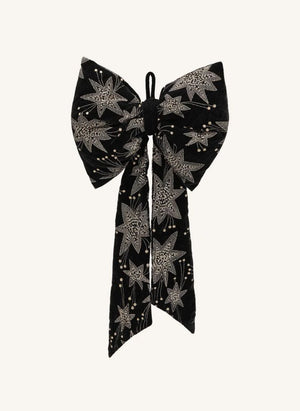 Anna + Nina - Estrella Noche Cinta Decorativa de Navidad | Negra