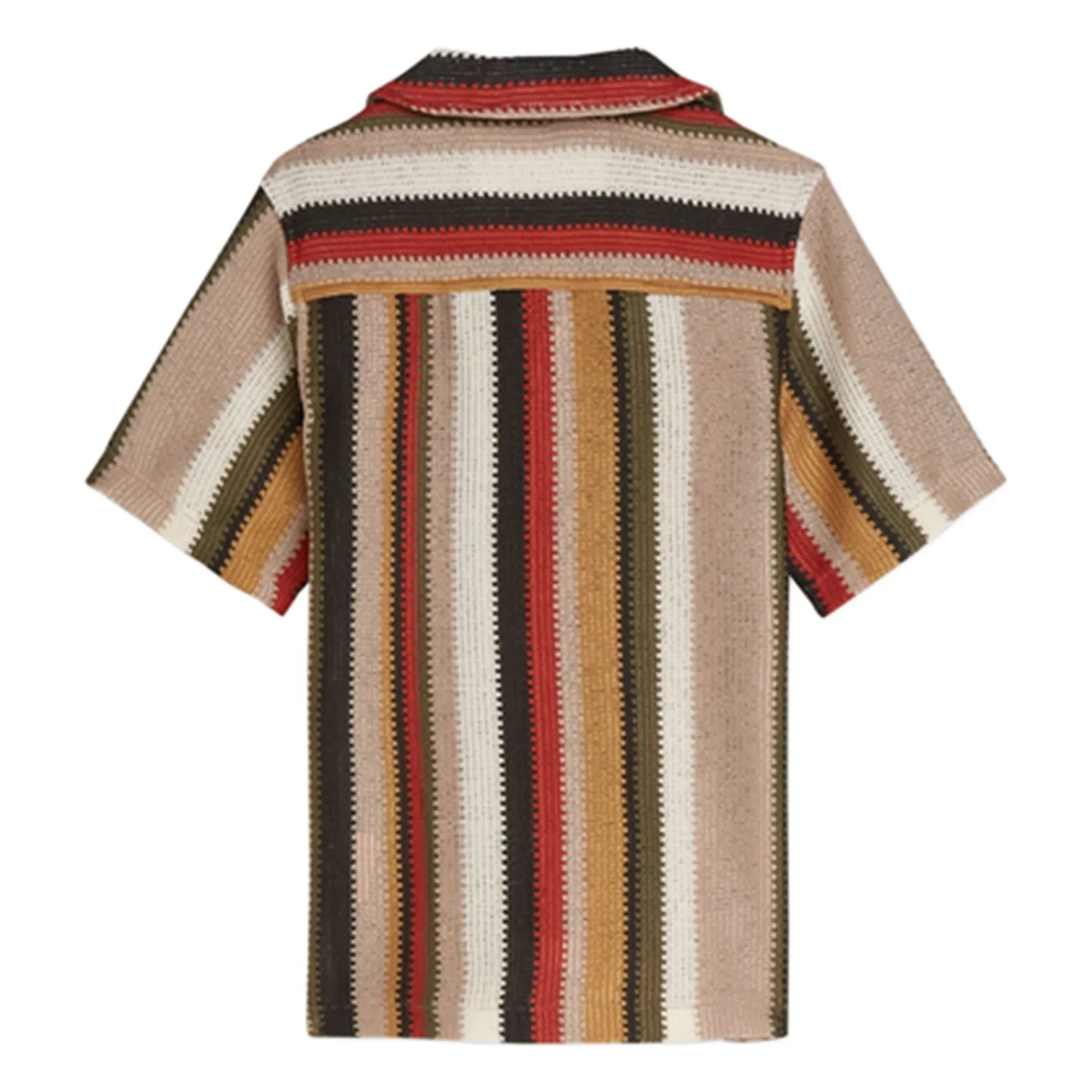 Scotch & Soda - Camisa de rejilla de rayas | Rojo