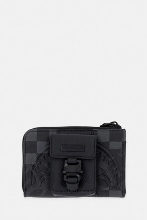 Sprayground - Cartera negra de piel sintética 910W9054NSZ