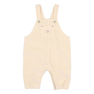 Búho - Mono con Detalle de Bolsillo de Terciopelo | Beige