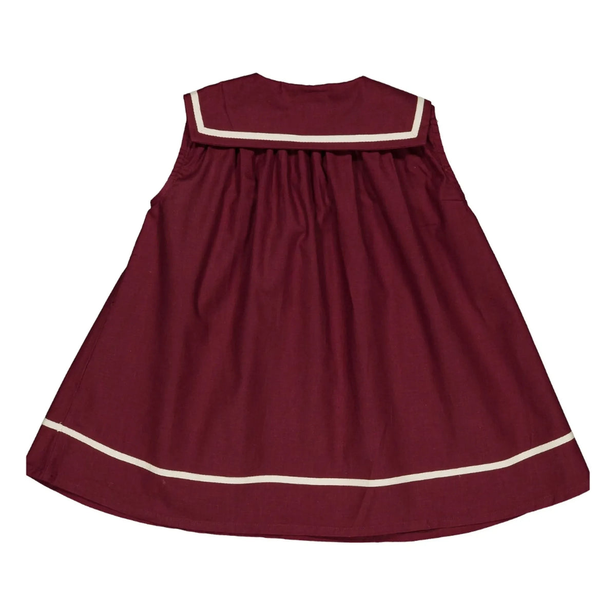 Loir - Vestido Burdeos con Lazo de Terciopelo Gabriella